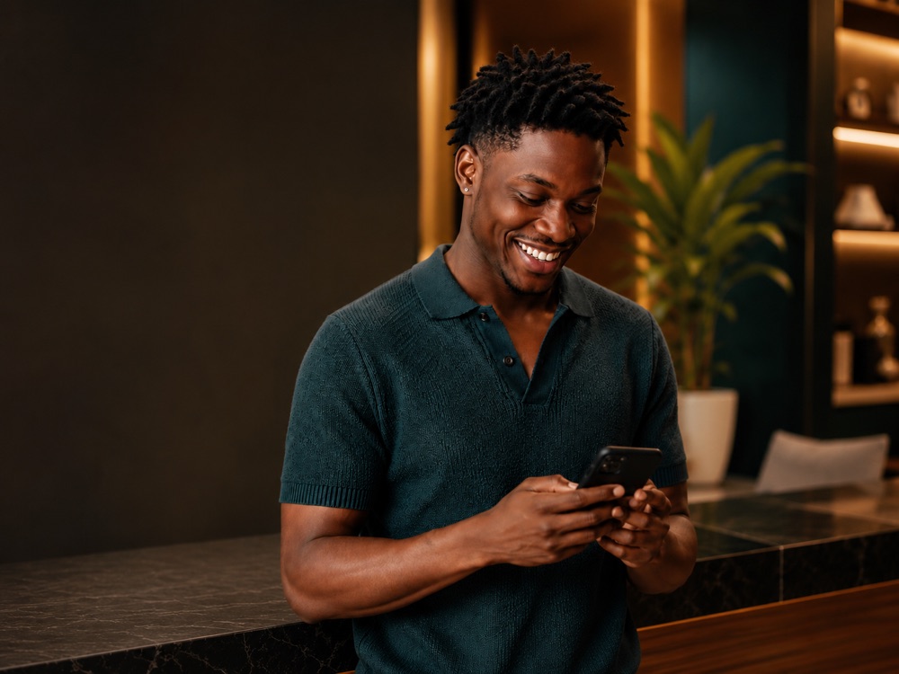 Person managing digital services with BovaRefill