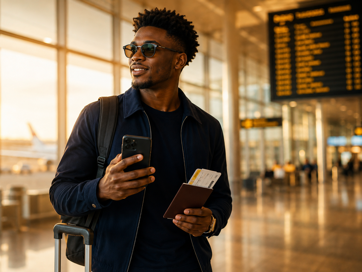 Traveller staying connected with a BovaRefill eSIM